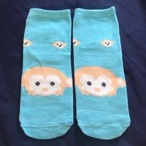 Baby Monkey Ankle Socks